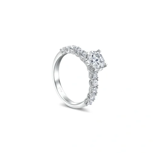 18K/750 White Gold Diamond Ring