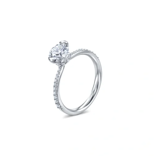 18K/750 White Gold Diamond Ring