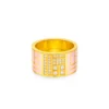999 Gold Diamond Ring