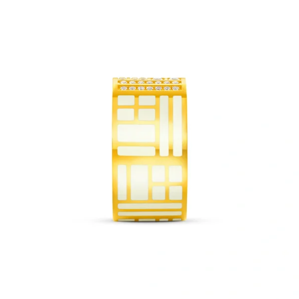 999 Gold Diamond Ring