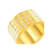 999 Gold Diamond Ring