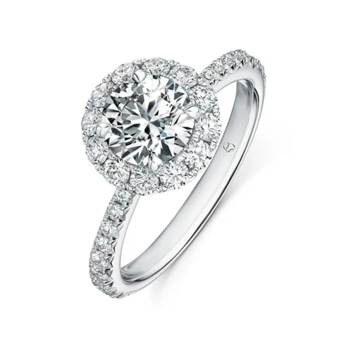 Pt950 Platinum Diamond Ring