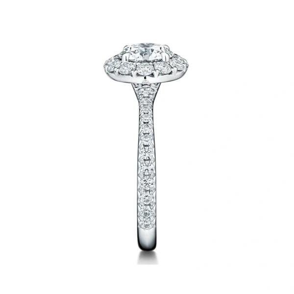 Pt950 Platinum Diamond Ring