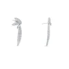 18K/750 White Gold Diamond Earrings