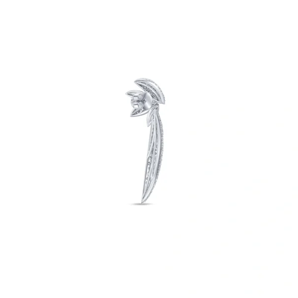 18K/750 White Gold Diamond Earrings