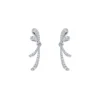 18K/750 White Gold Diamond Earrings
