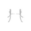 18K/750 White Gold Diamond Earrings
