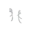 18K/750 White Gold Diamond Earrings