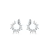 18K/750 White Gold Diamond Earrings