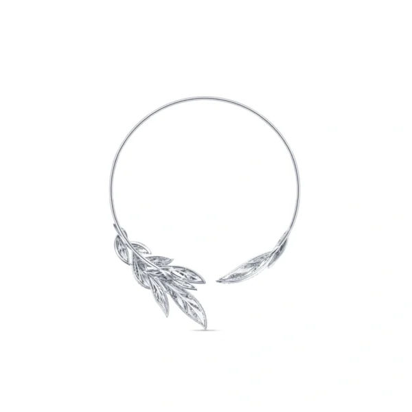 18K_750 White Gold Diamond Necklace (U53286) - 3 18K/750 White Gold Diamond Necklace