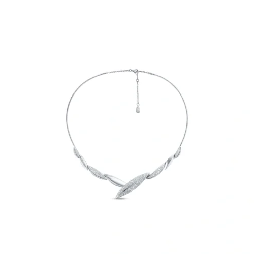 18K/750 White Gold Diamond Necklace