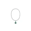 18K/750 Yellow Gold Jade Necklace