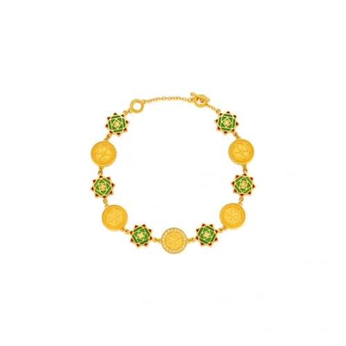 999 Gold Diamond Bracelet