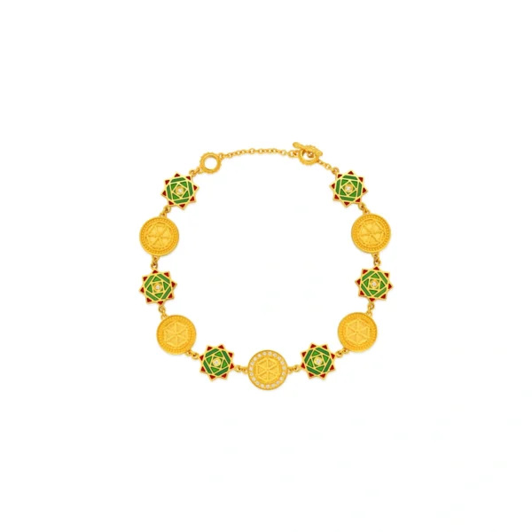 999 Gold Diamond Bracelet