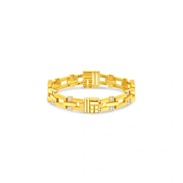 999 Gold Diamond Bracelet