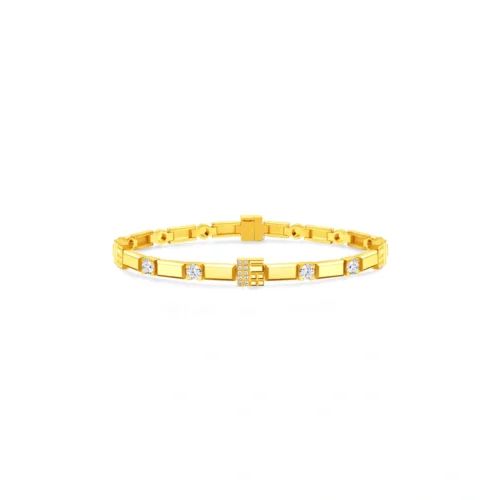 999 Gold Diamond Bracelet