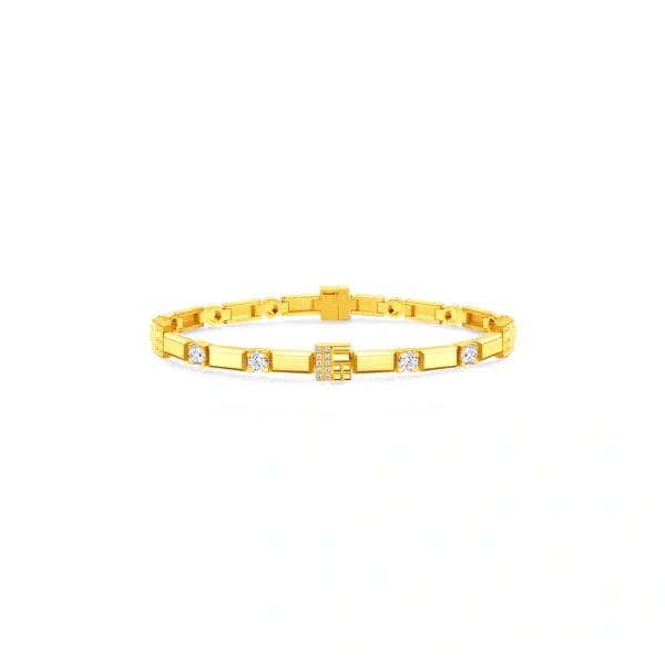 999 Gold Diamond Bracelet