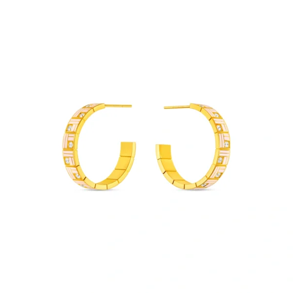 999 Gold Diamond Earrings