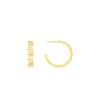 999 Gold Diamond Earrings