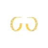 999 Gold Diamond Earrings