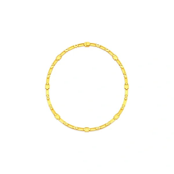999 Gold Diamond Necklace