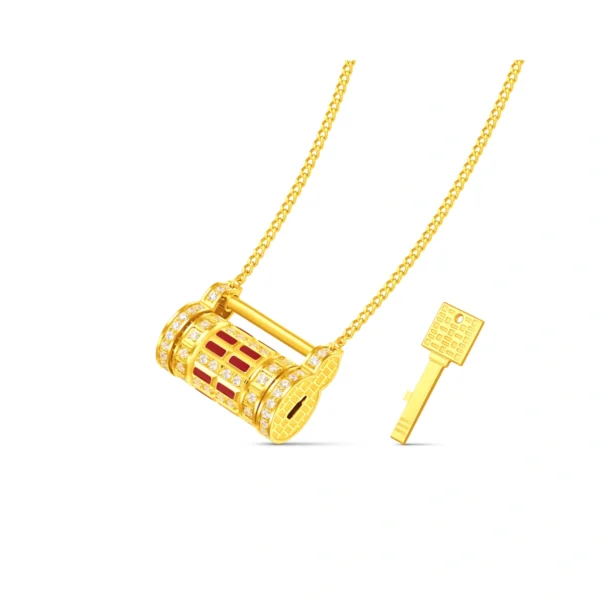 999 Gold Diamond Necklace