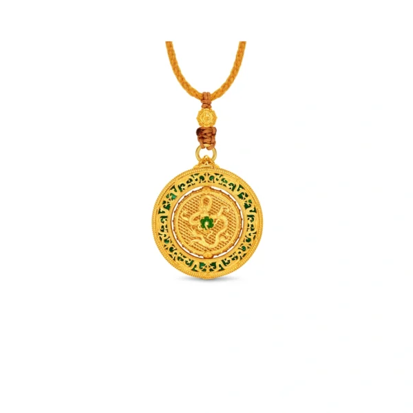 999 Gold Diamond Pendant (Small)