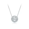 18K/750 White Gold Diamond Necklace