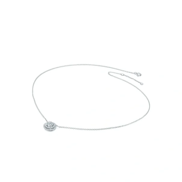 18K/750 White Gold Diamond Necklace