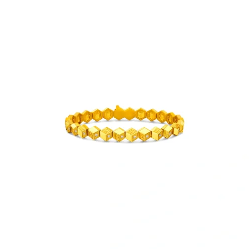999 Gold Diamond Bracelet