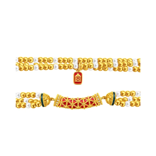 999 Gold Diamond Bracelet