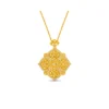 999 Gold Diamond Necklace