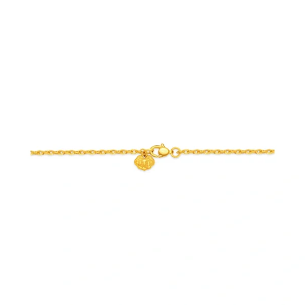 999 Gold Diamond Necklace