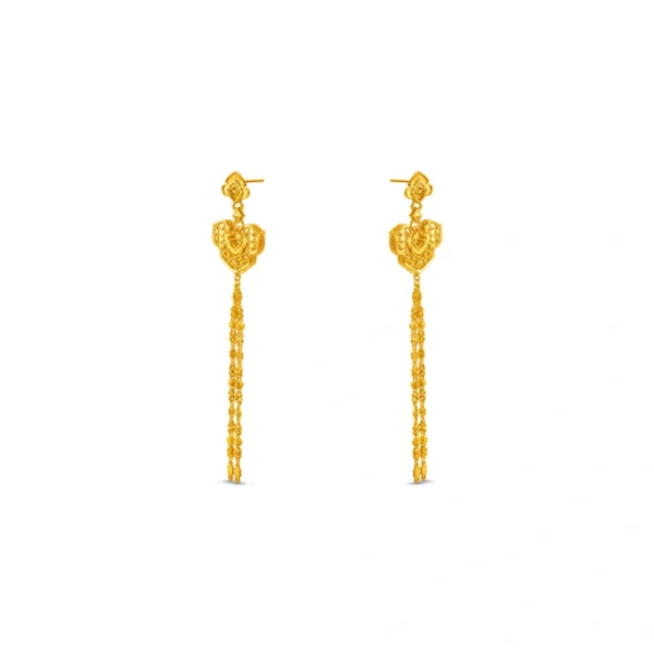 999.9 Gold Earrings