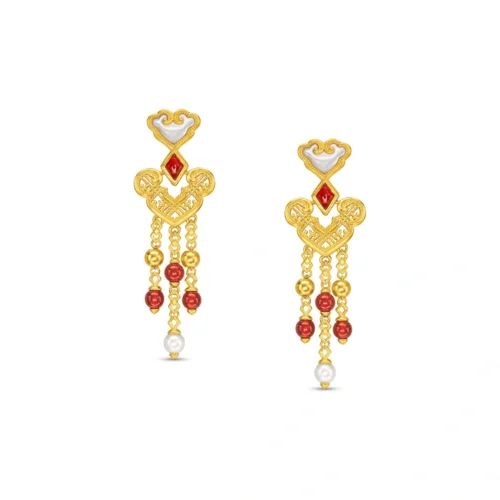 999.9 Gold Earrings (R25623) - 1 999.9 Gold Earrings
