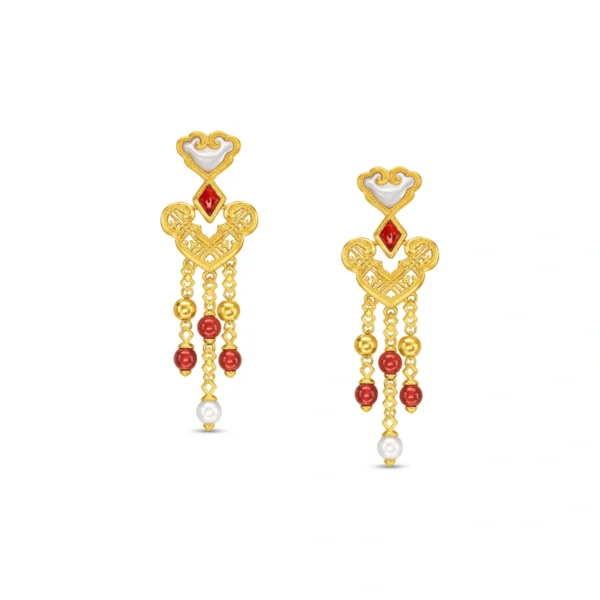 999.9 Gold Earrings