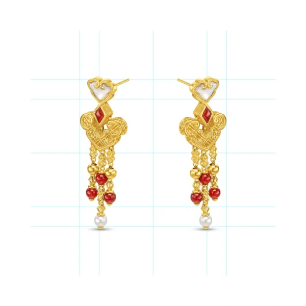 999.9 Gold Earrings